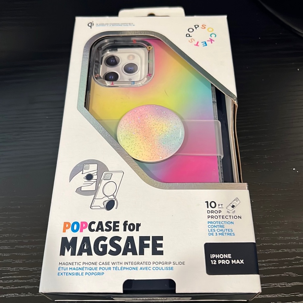 Popcase for MagSafe. 10ft drop protection. Fits iPhone 12 Pro Max.